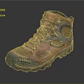 CARMONT Outdoor Hiking Boots With Mesh Panels Laces And Non Slip Sole