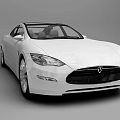 White Modern Sedan Car With Sleek Design And Alloy Wheels