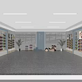 Spacious Kids Shop Interior With Shelves Full Of Products Large Windows And Stuffed Bear