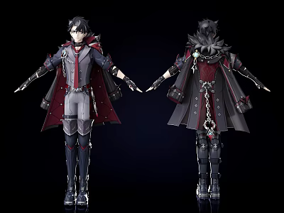 Modern Game Characters 3d model