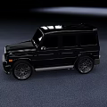 Black Off Road SUV With Sturdy Body And Large Alloy Wheels