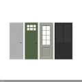 Casement Doors In Various Colors With Different Designs Glass Panels And Shutters