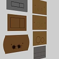 Modern Decorative Switch Panels With Various Colors And Different Designs For Home Interior