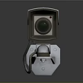 Projection Monitoring Surveillance Camera With White Casing And Mounted Security Design