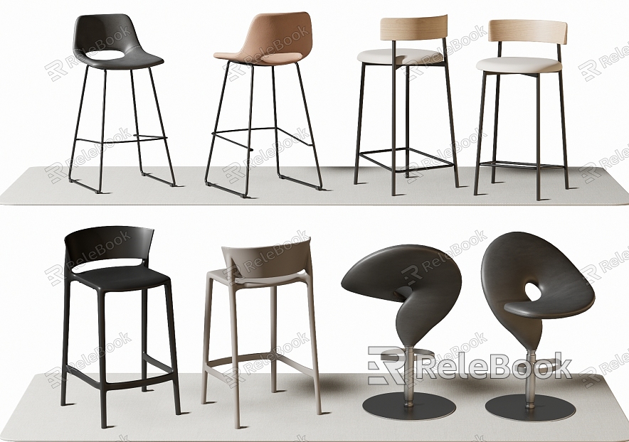 Modern Bar Chair Bar Stool High Stool model