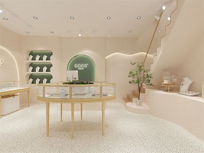 Modern Jewelry Store 3d model