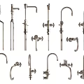Various Faucet Designs Showcasing Modern And Classic Styles For Home Use