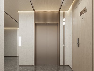 Elevator hall model