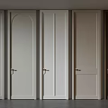 Modern Hinged Doors With Various Designs And Neutral Color Tones For Interior Use