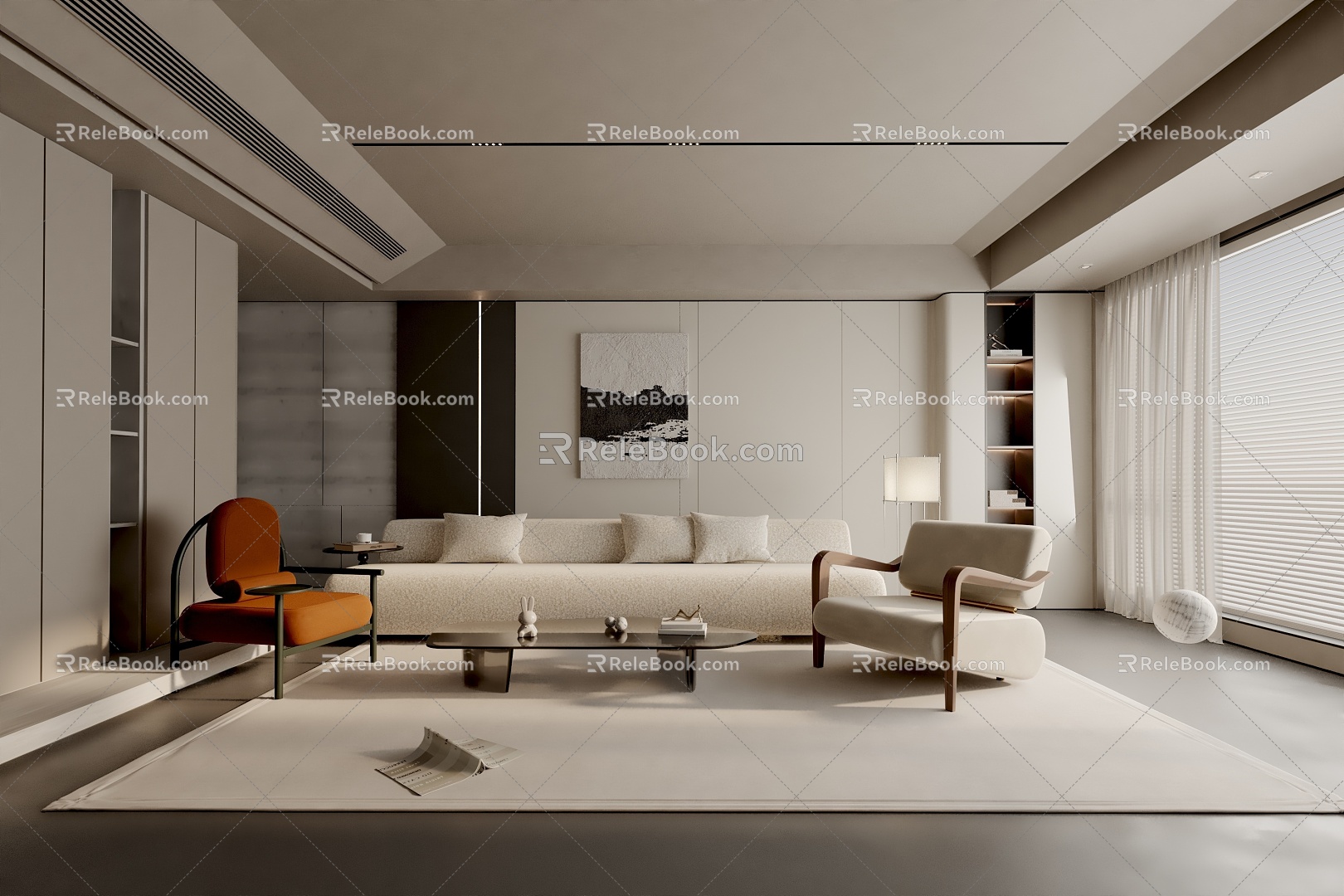 Living room 3d model