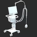 Hospital Outpatient Clinic Modern Ventilator With Digital Display Mobile Cart And Tubing