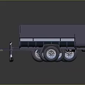Set Of Different Colored Modern Trolleys Arranged On Dark Background