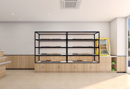 Modern Cake Shop 3d model