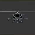 Detailed Scale Helicopter Model With Rotors Fuselage And Realistic Design