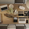 Desktop Computer Laptop Monitor 3d model