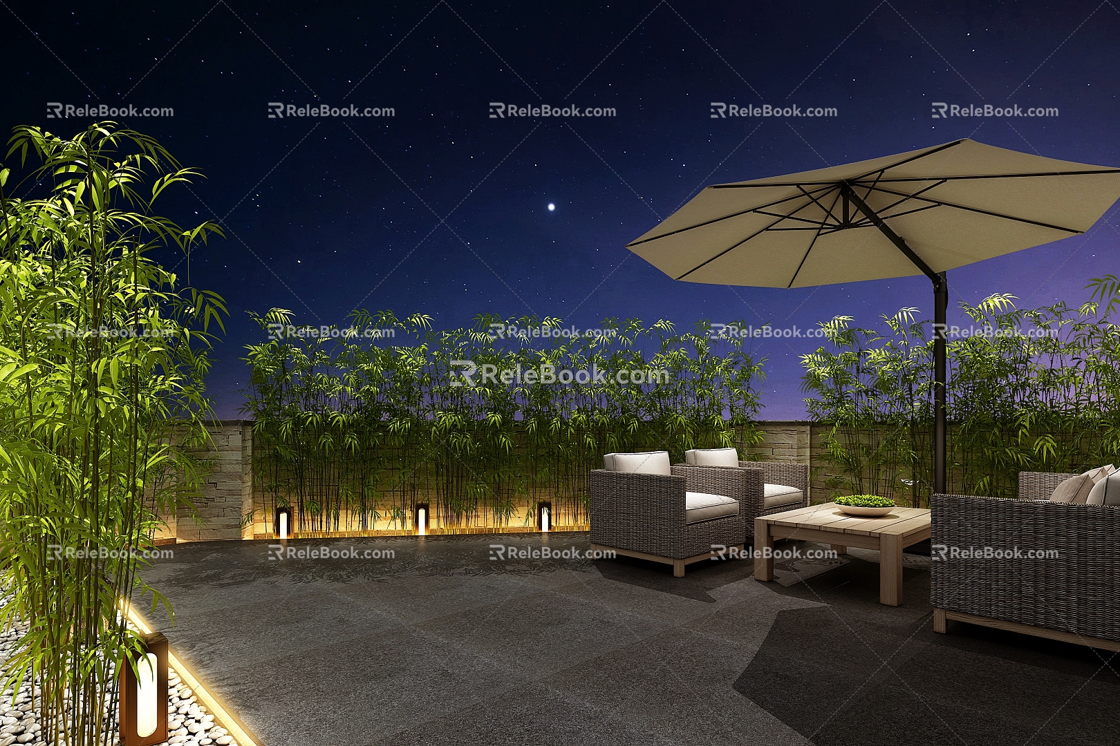 Home Courtyard 3d model