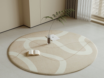 Round carpet model