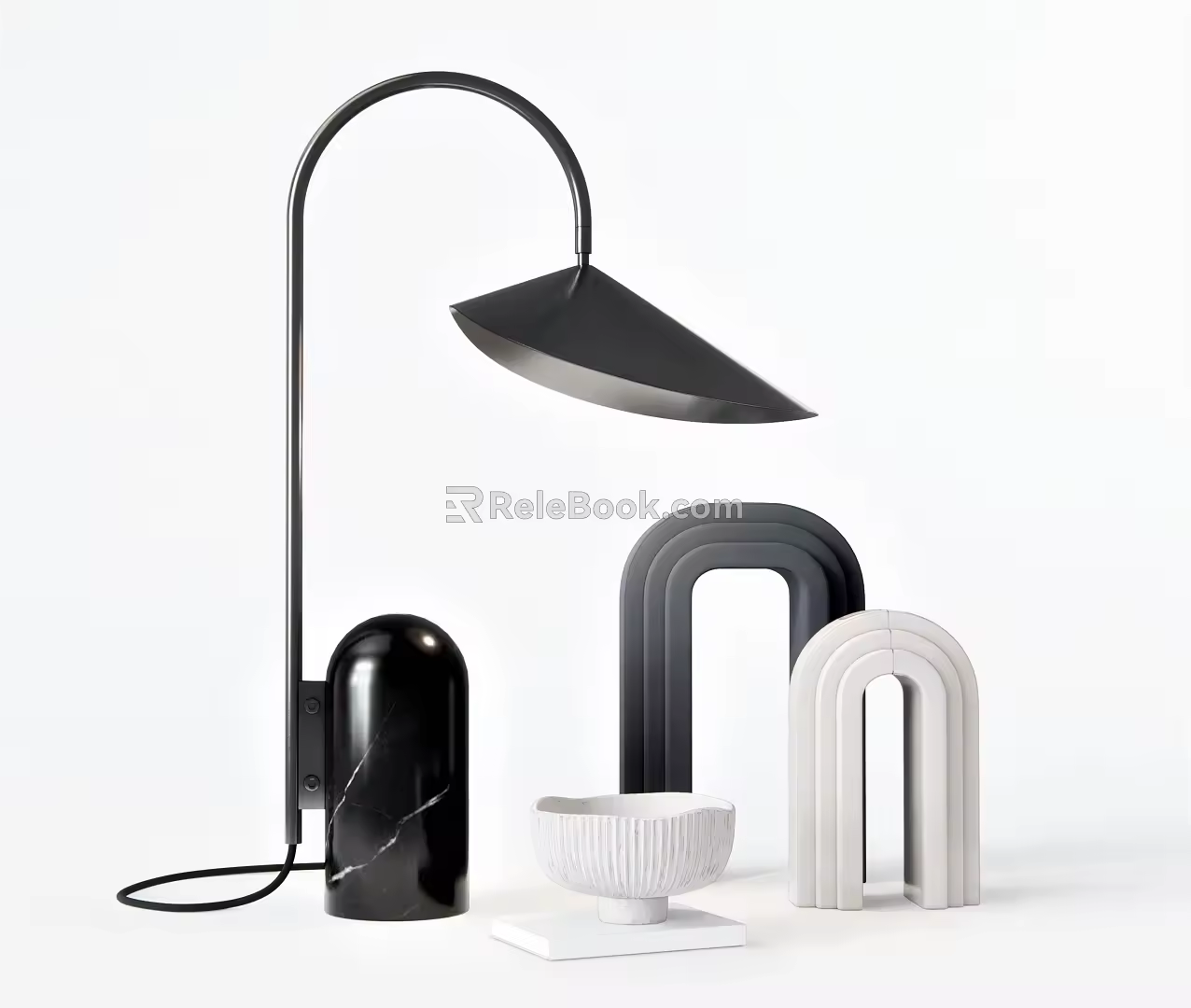 Modern table lamp 3d model