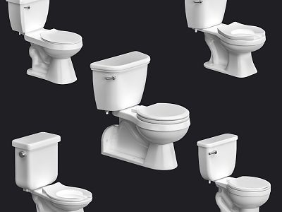 Other Bathroom Supplies Toilet 3d model