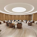 Modern Reception Room 3d model