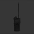 Professional Black Walkie Talkie With Long Antenna For Communication Needs