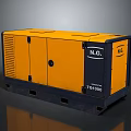 Yellow And Black Industrial Generator With NG YQ1000 Model Power Equipment