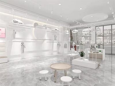 Nordic Children's Wear Shop 3d model