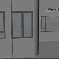 Minotli Casement Windows In Modern Design With Grey Frames And Glass Panels On White Walls
