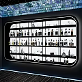 Modern Illuminated Wine Cabinet With Multiple Shelves Filled With Wine Bottles And Glasses
