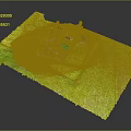 Detailed Castle Ruins Model Layout With Lush Green Grass And Large Tree