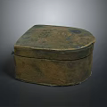 Antique Style Vintage Brass Decorative Box with Intricate Engravings for Home Accent Piece