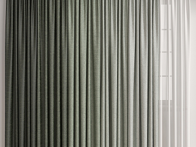 Modern Curtains 3d model