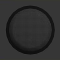 Studio Grade Professional Black Microphone Electronic Audio Recording Device with Mesh Grille