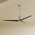 Modern Black And Silver Pendant Light Hanging From Light Colored Ceiling With Simple Decorative Lines