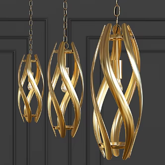 Post-modern chandelier 3d model