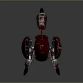 Modern robot patrol robot security robot security robot automatic cruise robot 3d model