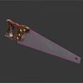 High Quality Hardware Hand Saw With Sharp Metal Blade And Wooden Handle For Cutting Tasks