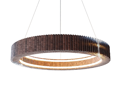 Woodled synchrotron Classic Chandelier Wooden Chandelier Lighting Chandelier Decorative Chandelier Grid Chandelier 3d model