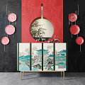 New Chinese Sideboard 3d model