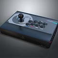 Modern game machine operation bar operation bar arcade operation bar 3d model