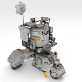 Robotic Utility Vehicle For Scientific Exploration With Mechanical Arms Wheels And Communication Antenna