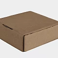 Sturdy Brown Cardboard Box For Household Storage And Packaging Use
