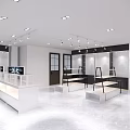 Modern Beauty and Hair Salon Storefront with Glass Windows and Elegant Facade