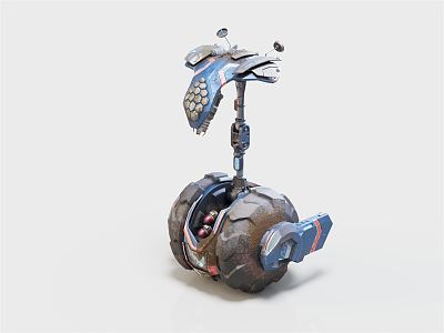 Modern Drones Sci-Fi Drones 3d model