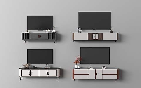 Chinese TV Cabinet TV Background Cabinet 3d model