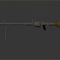 Browning machine gun Browning machine gun Browning machine gun machine gun bullet 3d model