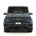 Mercedes G Class Dark Blue SUV With Boxy Design And Large Alloy Wheels