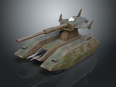 Sci-fi Tank Cartoon Tank Sci-fi Vehicle Sci-fi Vehicle World of Tanks Tank War Anime Tank 3d model