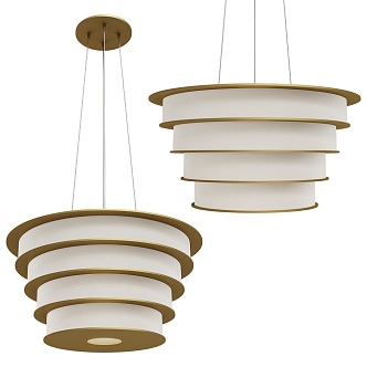 Lantern chandelier 3d model