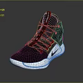 Black High Top Sport Sneakers With White Sole And Lace Up Design